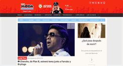 Desktop Screenshot of moda.com.pe
