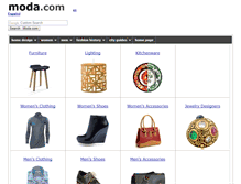 Tablet Screenshot of mail.moda.com