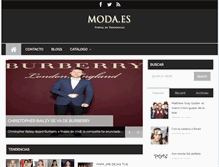 Tablet Screenshot of moda.es